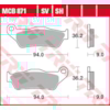 TRW Plaquettes de frein MCB871 Allround organique
