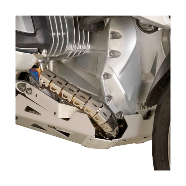 GIVI Protection tuyau d'échappement inox universel S281 42-52 mm -  Protection de collecteur d'échappement moto