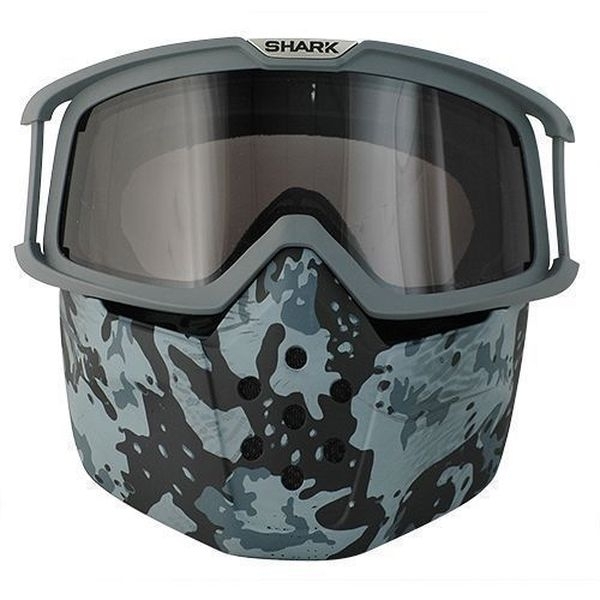 SHARK Drak/Raw Goggles + mask Camo