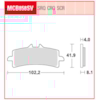 TRW Plaquettes de frein MCB858SV Sinter street