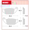 TRW Brake pads MCB867 Allround organic