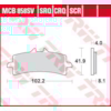 TRW Plaquettes de frein MCB858SCR Sinter carbon