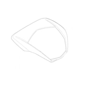 Topkoffer covers GIVI V47 Zwart ongespoten - CV47N