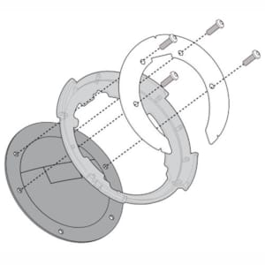 Fixations spécifiques pour votre moto GIVI BF - Fixation Tanklock BF17