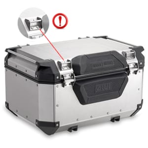 Dosseret pour topcase GIVI E158 dossier Outback OBK58 Noir