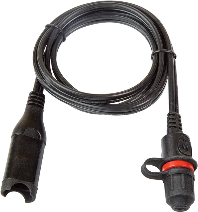 OPTIMATE O-09 adaptateur/rallonge de charge SAE vers DIN 1,2m/max. 7A