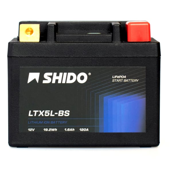 SHIDO Batterie Lithium-Ion LTX5L-BS