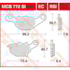 TRW Plaquettes de frein MCB772EC Organique