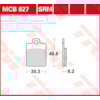 TRW Brake pads MCB827 Allround organic