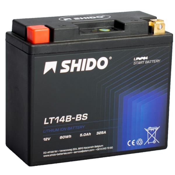 SHIDO Batterie Lithium-Ion LT14B-BS