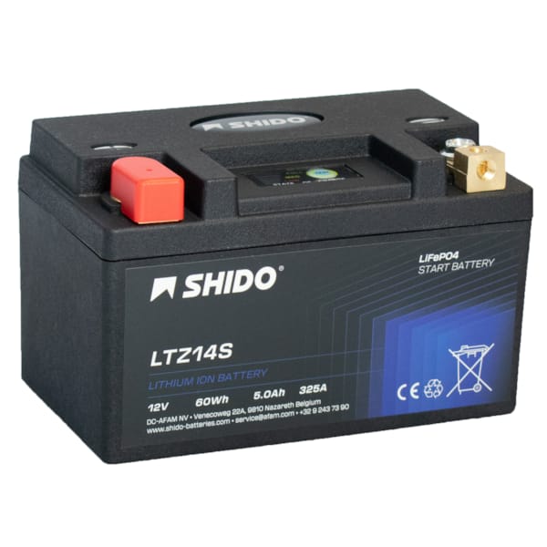 SHIDO Batterie Lithium-Ion LTZ14S