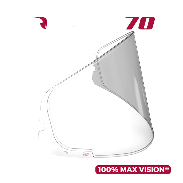 SHARK Pinlock Vision-R (2, GT, GT Carbon), Explore-R Légèrement fumé