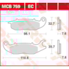 TRW Plaquettes de frein MCB759EC Organique