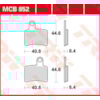 TRW Brake pads MCB852 Allround organic