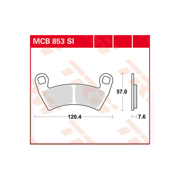 TRW Plaquettes de frein MCB853SI Sinter offroad