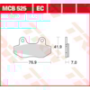 TRW Plaquettes de frein MCB525EC Organique