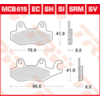 TRW Plaquettes de frein MCB615EC Organique