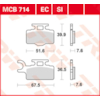 TRW Plaquettes de frein MCB714EC Organique