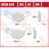 TRW Brake pads MCB679EC Organic