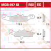 TRW Plaquettes de frein MCB697EC Organique