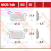 TRW Plaquettes de frein MCB740EC Organique