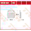 TRW Plaquettes de frein MCB561EC Organique