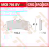 TRW Plaquettes de frein MCB792SCR Sinter carbon