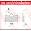TRW Plaquettes de frein MCB611SCR Sinter carbon