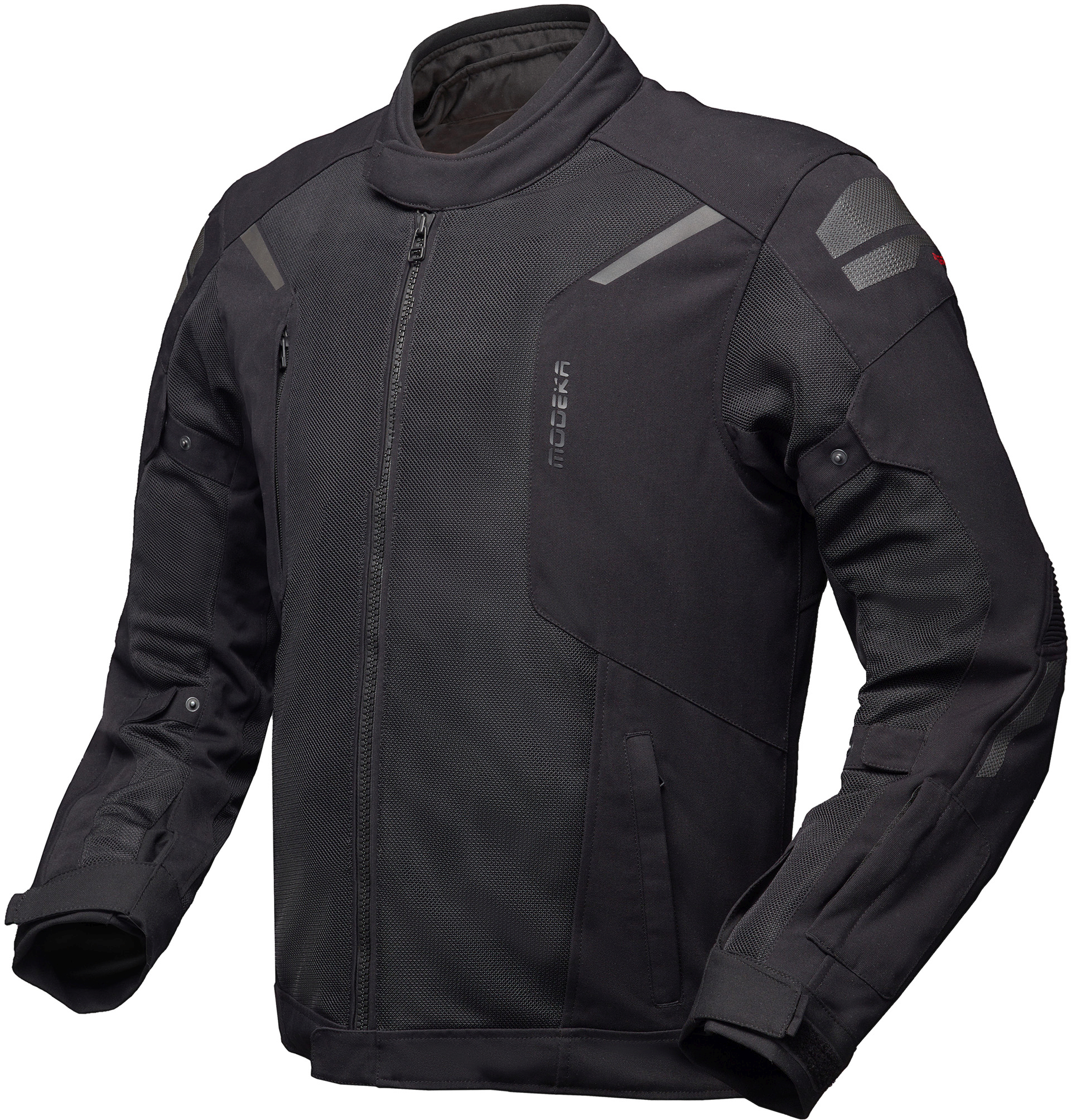 Men's summer motorcycle jacket and hoodie MODEKA Khao Air II Zwart
