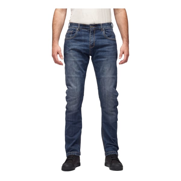 MODEKA Jaydn Soft Wash Bleu foncé Longueur 34"