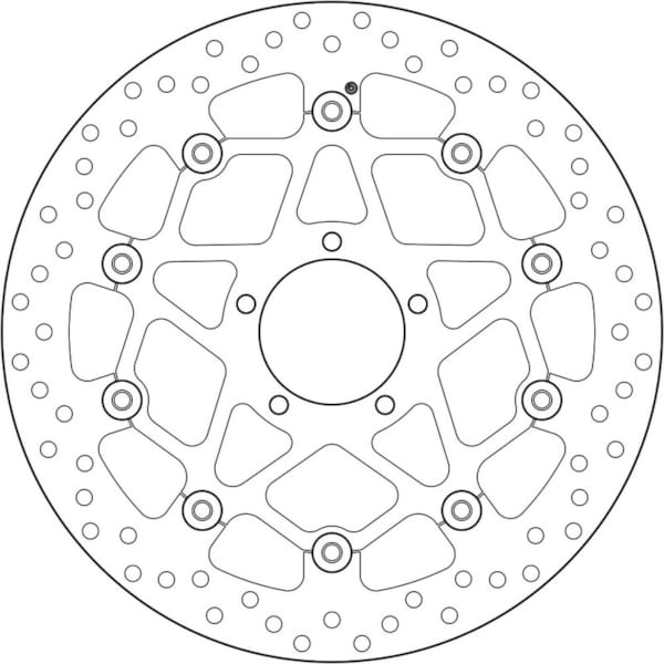 Rad Disc BREMBO Serie Oro brake disc floating 78B408B2 - Brembo brake discs for ...