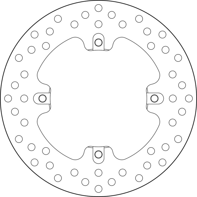 Brembo remschijven Serie Oro remschijf vast 68B407J2