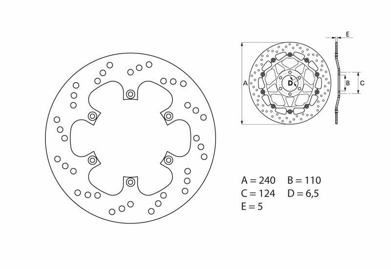 Brembo brake discs Serie Oro disc fixed 68B40781