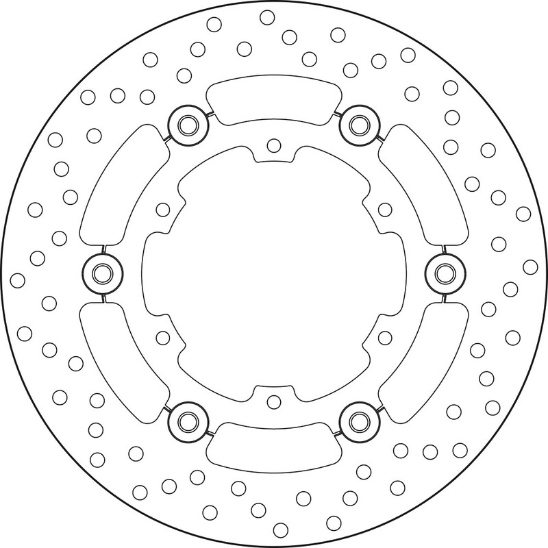 Brembo disques de frein moto Serie Oro disque flottant 78B40833