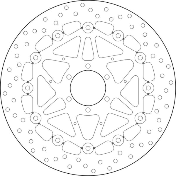 Rad Disc BREMBO Serie Oro brake disc floating 78B40888 - Brembo brake discs for ...