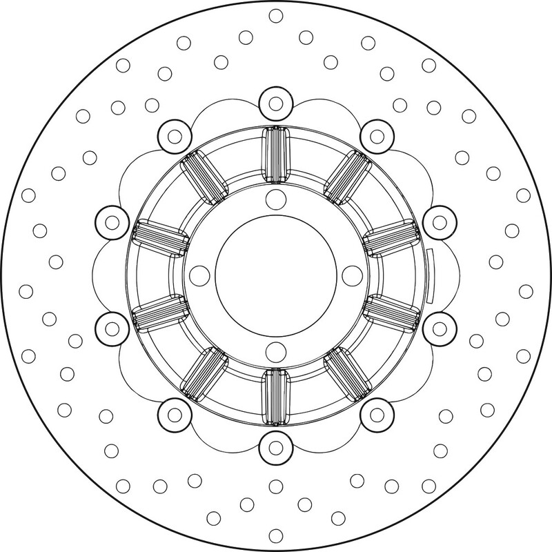 BREMBO Serie Oro brake disc floating 78B40892 - Brembo brake discs for ...