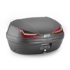 GIVI E455 Simply IV Topcase Monolock red reflectors