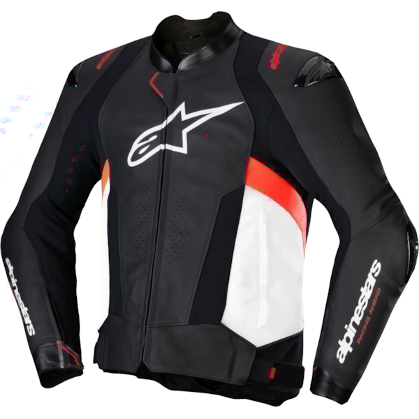 ALPINESTARS Missile V3 Jacket Zwart-Wit-Rood Fluo