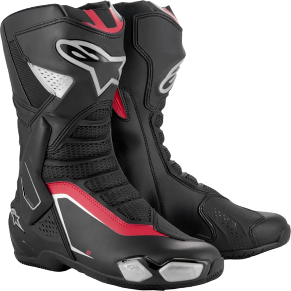 ALPINESTARS SMX-6 V3 Noir-Argent-Rouge
