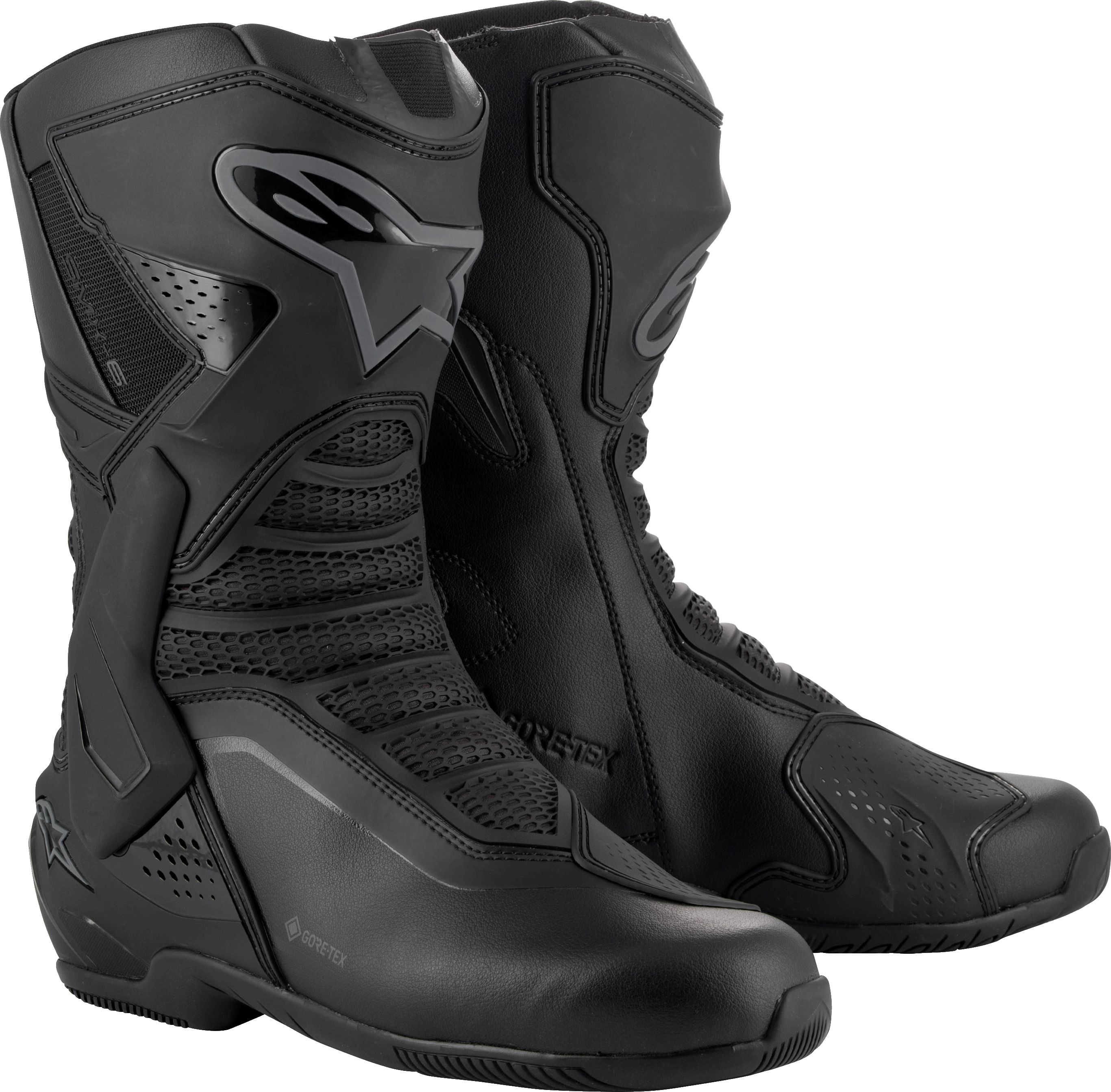 Gore-Tex® motorlaarzen en -schoenen heren ALPINESTARS SMX-6 V3 GTX Zwart-Donker Grijs