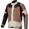 ALPINESTARS ST-1 Waterproof Jacket Kaki Foncé-Sable-Noir-Rouge Fluo