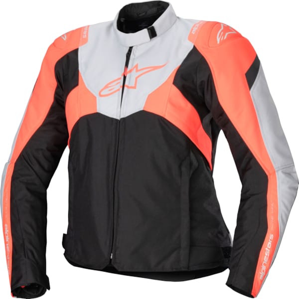 ALPINESTARS Stella T-Jaws V4 Waterproof Jacket Black-Ice Grey-Coral Fluo