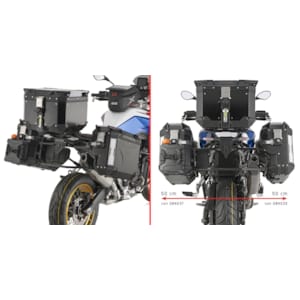 Motorcycle-specific mounts GIVI PLOS_CAM - Side cases holders PLOS5145CAM