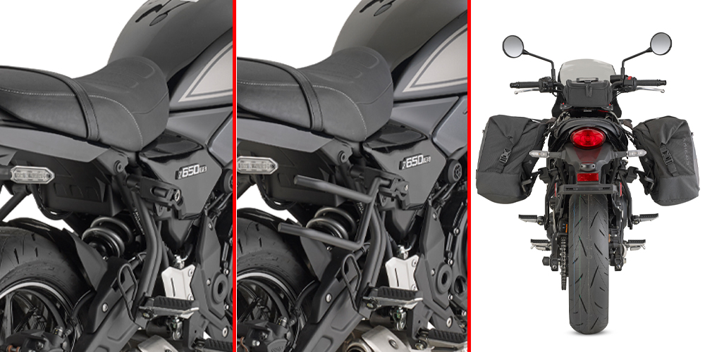 Motorcycle-specific mounts GIVI TR - Remove- X Soft side bags rapid release holder TR4131