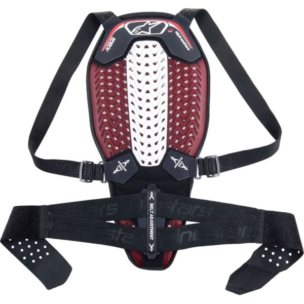 ALPINESTARS Rugprotector met riemen Nucleon Plasma Zwart-Wit-Rood
