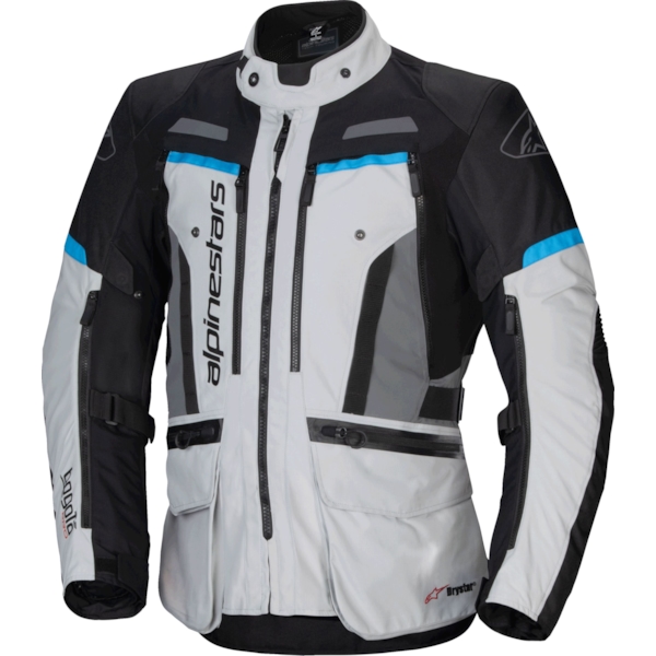 ALPINESTARS Bogotá Pro Drystar Jacket Gris Ice-Noir-Cyan