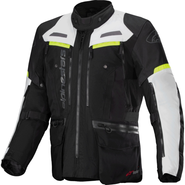 ALPINESTARS Bogotá Pro Drystar Jacket Noir-Gris Ice-Jaune Fluo