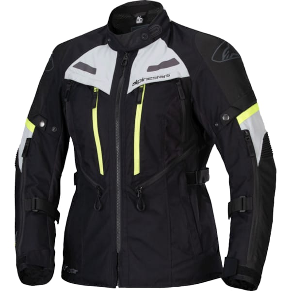 ALPINESTARS Stella Bogotá Pro Drystar Jacket Noir-Gris Ice-Jaune Fluo