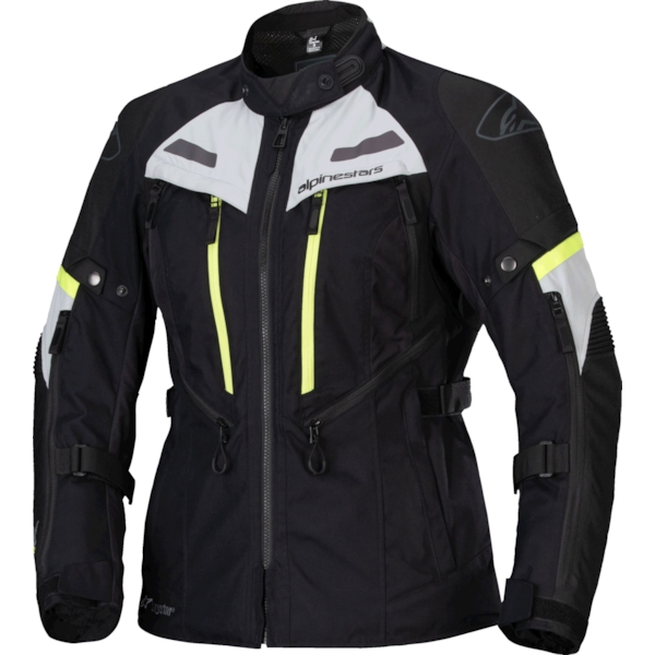 ALPINESTARS Stella Bogotá Pro Drystar Jacket Black-Ice Grey-Yellow Fluo