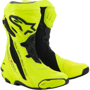 Sport motorlaarzen ALPINESTARS Supertech R Boots Geel Fluo-Zwart